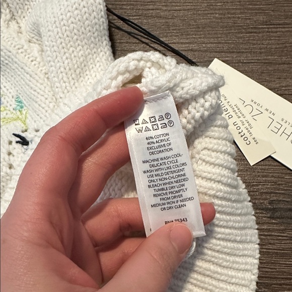 NWT RACHEL ZOE SPRING SWEATER - Picture 5 of 5